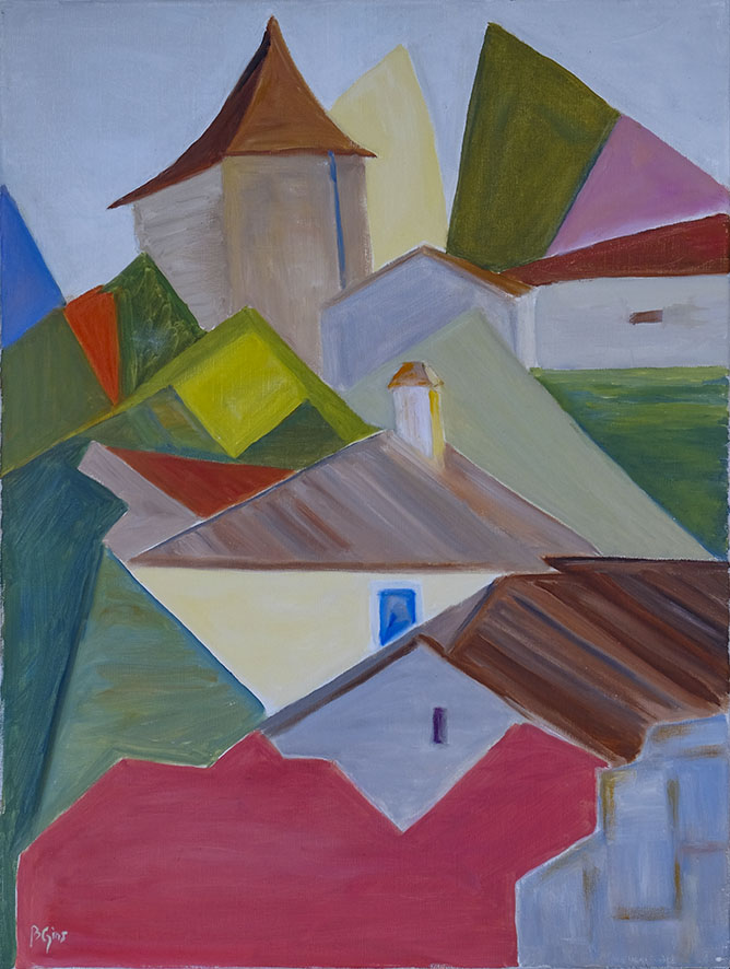 Exposition en 2020 de Brigitte Gins dans le cadre de l'association Atelier-Mrijon  Versailles.